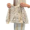 Conjunto de Otoño para Niñas 2026 Estilo Nuevo: Stylish y Linda Sudadera con Capucha y Mangas Largas de Dibujos Animados para Niñas Pequeñas