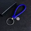 Llavero Creativo de Cordón de Cuero Tejido Hecho a Mano para Hombres, Mujeres, Parejas, Cadena para Llave de Coche Colgante Regalo Venta al por Mayor