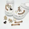 2026 Moda Cadena de Oso Violento Corazón Girly Zueco Accesorios para Zapatos Charms Desmontables para Zapatos Hebillas de Zapatos de Gama Alta
