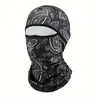 Gorro de Protección Solar de Verano para Hombres, Máscara de Protección Solar para Exteriores Estampada de Seda de Hielo para Mujeres, Máscara para Montar en Motocicleta, Mascarilla Facial