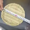 Cubo de madera para cocer arroz al vapor con fondo tejido de bambú, fondo tejido de bambú para cocer arroz al vapor, fondo tejido de bambú para cocer arroz al vapor, fondo de vaporera de arroz hecho de bambú