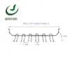 Gancho Doble Línea Redondo Multifuncional Universal Forma de U Herramienta de Ferretería para Almacenamiento Accesorios para Tablero Perforado