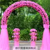 Arco de Flores para Casamento Arco de Flores de Seda Novo Modelo para Evento de Celebração de Inauguração de Loja Decoração de Arco de Casamento Arranjo de Flores Suporte de Flores
