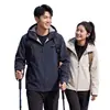 Nova Jaqueta Softshell para Exterior Logo Personalizado Atividade de Team Building de Gestão de Negócios Roupa de Trabalho com Capuz Corta-vento
