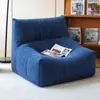 Sofá lagarta, adequado para salas de estar, pode ser usado para dormir ou relaxar, ideal para apartamentos pequenos, varandas ou quartos individuais; uma poltrona simples, revestida de tecido e confortável