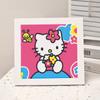 Animación de Dibujos Animados Nueva Pintura de Diamantes Kuromi DIY Juguetes de Pintura de Diamantes Hechos a Mano para Niños con Marco de Fotos Mesa Regalo