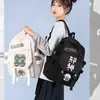 Mochila de mercancía del Dios Maligno Moran, mochila estilo anime 2D del equipo del hospital Wang Qing Han Yu para estudiantes hombres y mujeres, moderna