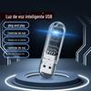 Luz noturna com controle de voz de inteligência artificial, luz noturna com controle de voz, luz colorida USB para ambiente de quarto, luz de cabeceira com sensor de sono