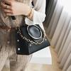 Bolso de hombro de moda retro europeo y americano para mujer 2023, bolso esmerilado, bolso cuadrado pequeño simple