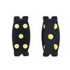 Crampons Antiderrapantes de 5 Dentes Transfronteiriços para Esportes de Inverno ao Ar Livre, Escalada na Neve e Escalada em Rocha, Garras de Gelo de Silicone