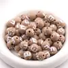 16mm Lindo Dibujo Animado Pintado a Mano m Frijoles Color Sólido Cuentas Sueltas Cadena para Celular Hecha a Mano DIY Material para Joyería con Cuentas Accesorios