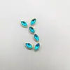 Acessórios Coloridos em Formato de Olho de Cavalo Peças para Joias DIY Strass Costurado à Máquina e à Mão Decoração Brilhante de Strass para Sapatos Enfeites