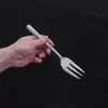 Conjunto de Colher e Garfo de Servir em Aço Inoxidável Purificado de Titânio, Colher e Garfo de Servir de Restaurante, Colher de Servir de Hotel, Escorredor, Louças