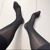 Medias de Seda Espejo para Hombre Verano Negocios Tubo Medio Largo Delgadas de Nylon Calcetines Negros de Vestir Brillo Aceite de Caballo Reflectantes al Agua