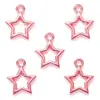 Accesorios de joyería DIY de aleación colgante de estrella de cinco puntas hueco pulsera llavero colgante decorativo L348