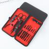 Conjunto de cortador de unhas Cross Border, preto, 24 peças, conjunto de cortador de unhas, conjunto completo de ferramentas para manicure e beleza
