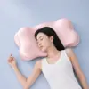 Funda de almohada Cloud Cool, Almohada de memoria suave y amigable con la piel, Para uso en casa, Almohada de soporte para el cuello en forma de mariposa para dormir profundamente, Cómoda, Almohada más vendida