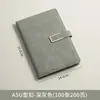 Cuaderno A5 con Logo Personalizado, Regalo para Oficina de Negocios, Piel Suave Engrosada, Diseño de Alta Calidad, Bloc de Notas con Cierre de Hebilla, Cuaderno en Caja de Regalo