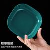 Plato de hueso para mesa de comedor, plato de hueso, plato de hueso de plástico para el hogar, plato para bocadillos de frutas, plato de basura de escritorio, plato pequeño