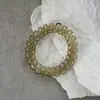 Semi-transparente textura de geléia linha telefônica básica faixa de cabelo corda de cabelo elástico colorido pequeno fresco diário rabo de cavalo elástico elástico novo
