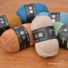 Yi Algodón 4 Hebras Algodón Leche Grosor Medio Lana Bouquet Manta Chal Bufanda Ganchillo DIY Tejido a Mano Bolsa de Materiales