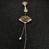 Novo Broche Chinoiserie com Carcela Prensada, Flor de Luxo Acessível, Pin de Alta Qualidade, Pingente, Corsage de Pérolas Ins, Acessórios de Vestuário, Alta Qualidade
