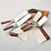 Conjunto de Ferramentas para Churrasco ao Ar Livre Transfronteiriço Espátula para Bife Espátula para Chapa Espátula para Panqueca Teppanyaki Ferramentas para Churrasqueira