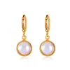 Pendientes de botón de perlas con forma de corazón de amor de estilo coreano, pendientes de botón de temperamento de moda retro, pendientes de perlas de moda 2024