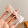 Pinza para el pelo de lazo dulce para niños, pasador exquisito de alta gama, clip lindo de dibujos animados para flequillo, accesorios para el pelo versátiles