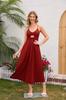 Vestido de tirantes liso transfronterizo de Amazon Vestido de verano hueco Vestido casual para vacaciones y viajes