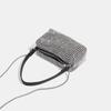 Bolso de mujer con diamantes de imitación, primavera y verano 2025, nuevo bolso de moda para axilas, bolso bandolera portátil con diamantes.