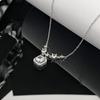 Colar de zircão embutido de diamante completo de luxo imitação Papalacha Textura de diamante Requintado Banquete Clavícula Cadeia Pingente de alta qualidade para mulheres