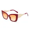 2026 Moda Europea y Americana Nueva Gafas de Sol Ojo de Gato de Montura Grande para Mujer, Gafas de Sol de Alta Gama Estilo Callejero para Exteriores con Protección Solar para Hombre, Transfronterizo