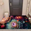 Alfombrilla de Baño Estéreo 3D de Lodo Diatomeas, Absorbente de Agua para el Hogar, Secado Rápido, Resistente a la Suciedad, Alfombrilla Antideslizante, Felpudo Estilo Chino para Puerta de Entrada