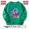 Ropa nueva de moda popular de otoño e invierno, suéter de cuello redondo suelto para niños y niñas, periférico del circo digital mágico