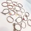Estilo Coreano Corda de Cabelo Fresca Céu Estrelado Acessórios de Cabelo Pérola Laço Elegante Elástico de Alta Elasticidade Corda de Cabelo para Mulheres