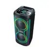 Caixa de Som de Festa Nova Caixa de Som Bluetooth 60W Portátil para Exterior Subwoofer de Carro Áudio para Dança Quadrada