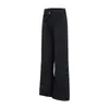 Pantalones Largos de Mezclilla Lavada Estilo High Street Americano Estilo Vibe Sueltos Casual Versátiles Pantalones para Hombre Retro de Pierna Ancha Rectos