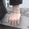 Pulsera de pareja luna estrella de Mobius un par de nueva cadena avanzada de lujo ligero regalo simple para novio novia regalo de San Valentín