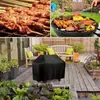 Funda para Barbacoa Muebles Impermeable Exterior Jardín Tela Oxford Cubierta para Parrilla de Gas BBQ, Poliéster Ligera Fácil de Abrir/Cerrar