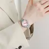 Nuevo Reloj Redondo Pequeño Impermeable Guberson para Mujer Reloj de Cuarzo Simple para Mujer Transmisión en Vivo Modelo Caliente Transfronterizo Dropshipping