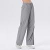 Mono Holgado de Pierna Ancha Europeo y Americano Ropa de Entrenamiento Yoga Pantalones Deportivos con Protección Solar Jogger para Mujer Pantalones de Running Fitness