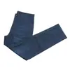 Jeans Rectos Ajustados Elásticos Lavados de Marca Finos de Verano Tendencia Resistentes a las Arrugas de Alta Gama Ligeros Agradables a la Piel para Hombre