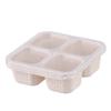 Amazon lonchera de paja de trigo para estudiantes apta para microondas, lonchera para pastel de varios tamaños con caja para ensalada de frutas