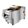 Máquina totalmente automática de cortar em cubos de frango, pato e ganso em aço inoxidável; máquina de picar carne e peixe congelados; máquina comercial de picar em cubos costelas de carne e aves congeladas