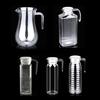 Botella de agua fría rayada para PC jarra de acrílico orgánico olla para jugo olla para cerveza resistente a caídas bar ktv