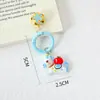 Llavero de Campana de Caballo Pequeño de Colores para Año Nuevo Colgante de Bolso Corazón para Niña Estudiante Pareja Lindos Accesorios de Dibujos Animados Joyería
