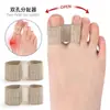 Corrector de Hallux Valgus Silicona Elástica Transpirable Dedo Gordo del Pie Hueso del Dedo Gordo del Pie Corrección Usable Cubierta Protectora para Zapato