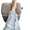 Viagem de Avião PVC Inflável Flocado Apoio para os Pés PVC Inflável Descanso para Pernas Preguiçoso Exterior Escritório Descanso para Pernas Dormir Banquinho