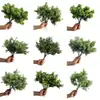 Base de follaje de planta verde artificial, manojos de hierba, hojas de Milán, hojas de boj, plantas acuáticas, accesorios para arreglos florales, hojas para paredes de plantas